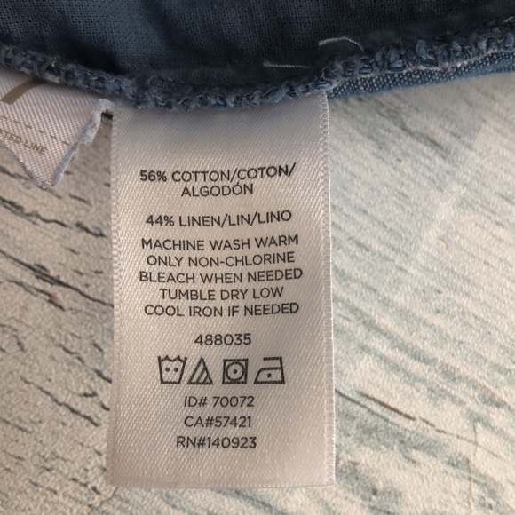 Loft The Riviera Linen Blend Short 4 - Picture 9 of 9